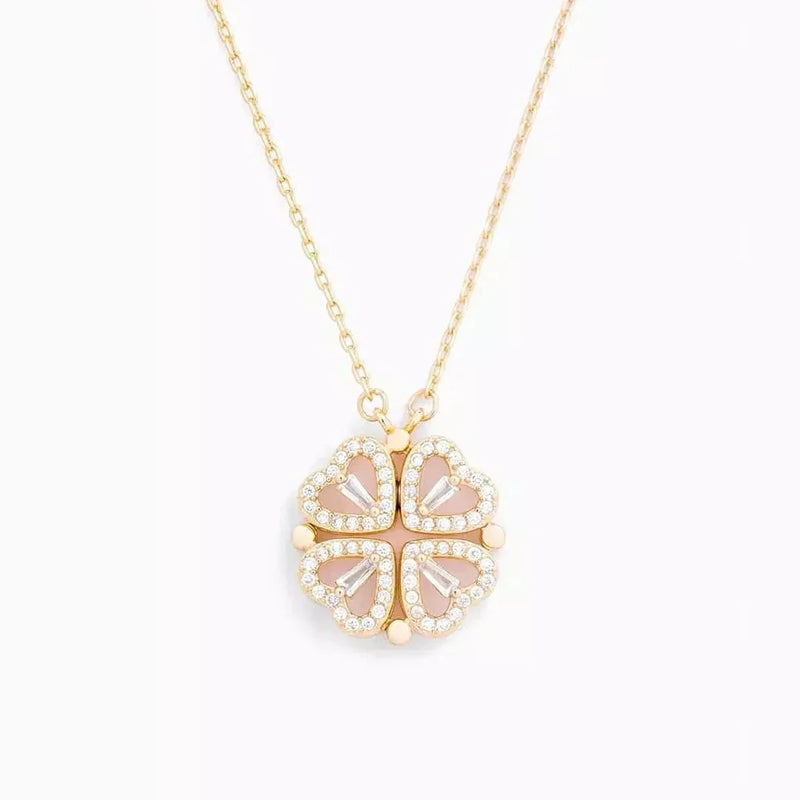 Collar de corazón de la suerte