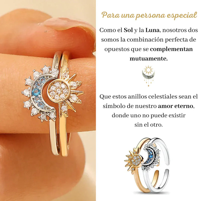 ANILLOS CELESTIALES - SOL & LUNA