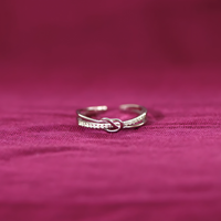 Anillo Nudo de corazón + Regalo + Envío gratis