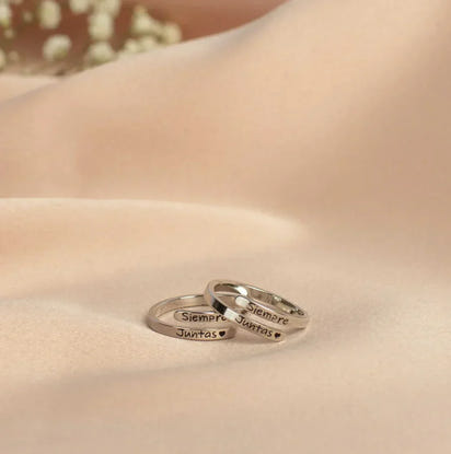 SIEMPRE JUNTAS PACK 2 ANILLOS