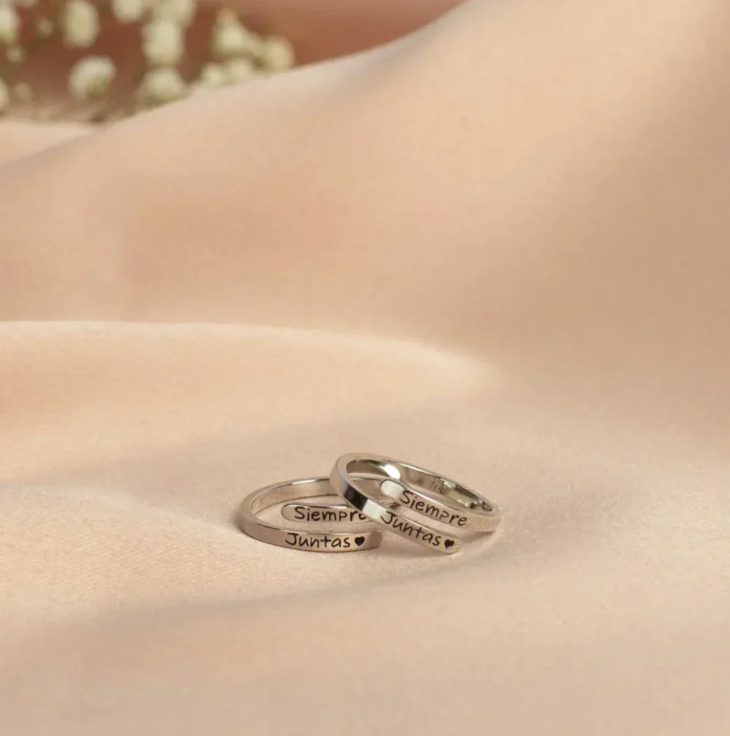 SIEMPRE JUNTAS PACK 2 ANILLOS