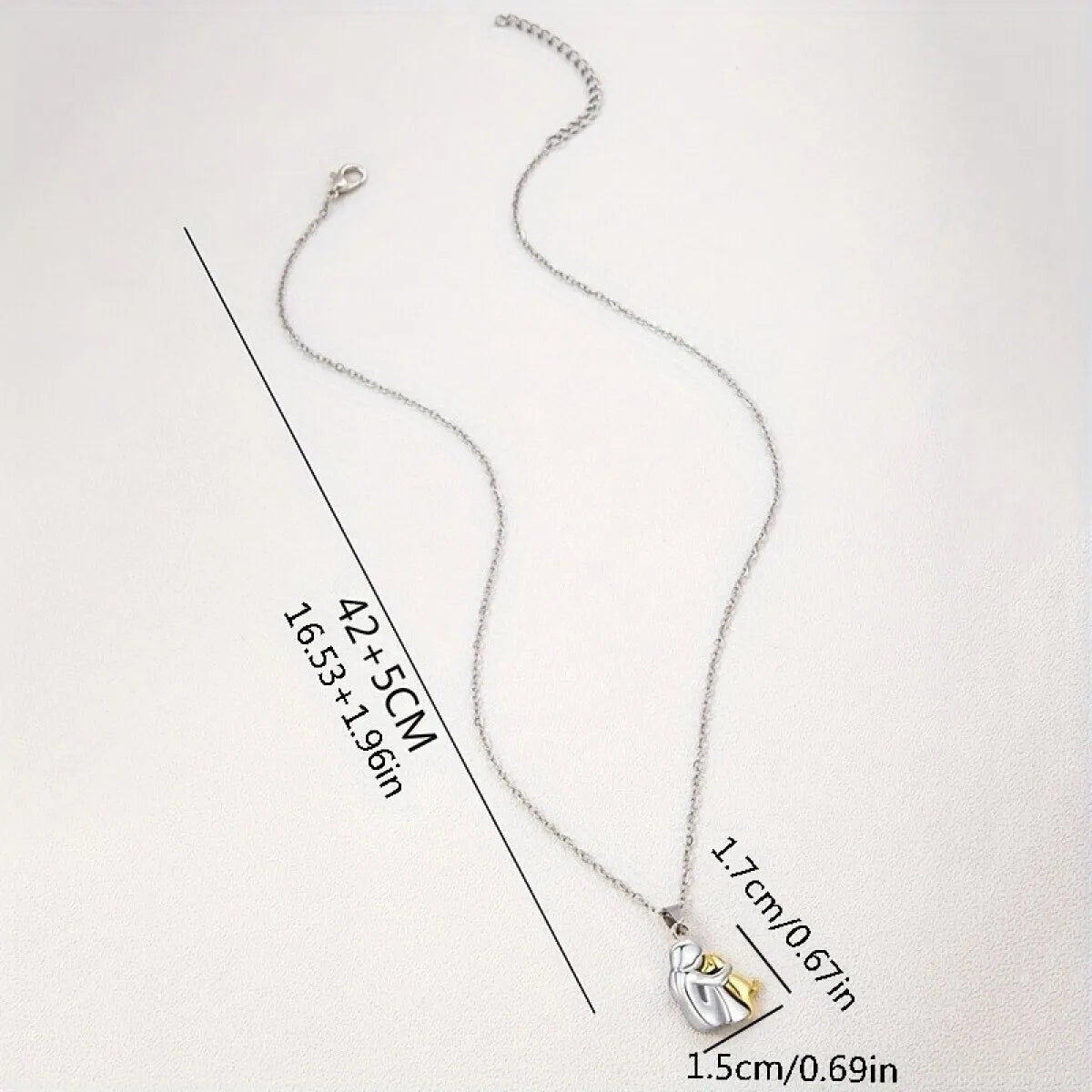 Collar amor eterno con dije de perrito