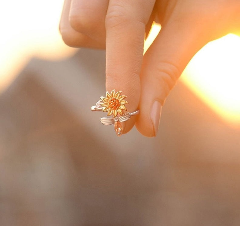 Anillo Girasol - Ajustable